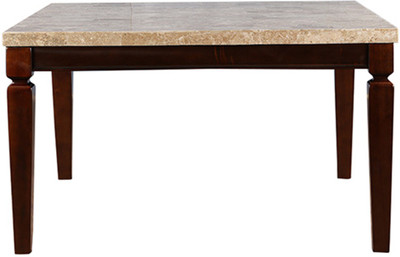 HomeTown Bliss Stone 8 Seater Dining Table(Finish Color - Beige & Brown)