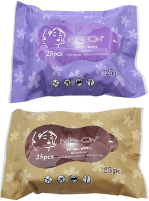 

Meon Sandalwood Lavender Wet Tissue(Pack of 50)