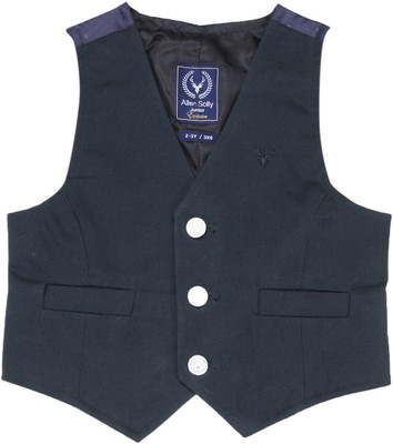 

Allen Solly Junior Sleeveless Striped Boys Jacket, Blue