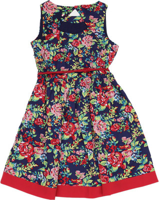 

Allen Solly Junior Girls Casual Dress(Pink, Sleeveless