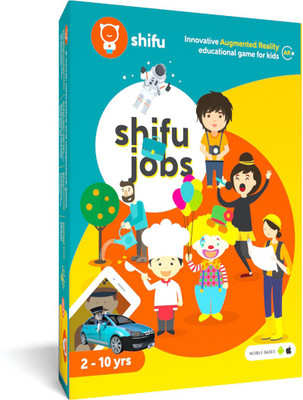 

Shifu Jobs - Augmented Reality Learning Games - iOS & Android - 60 Jobs Cards(Multicolor)