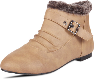 

Anand Archies Boots For Women(Beige