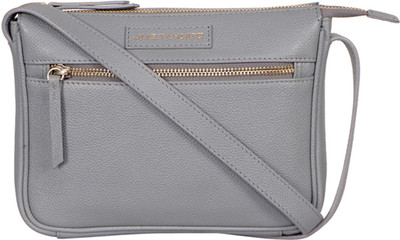 

Justanned Women Formal Grey Genuine Leather Sling Bag
