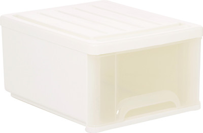 

Howards 1 Compartments Plastic Odeda Stackable Drawer - Large(White)