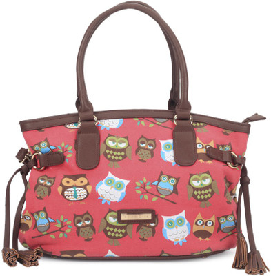 

Addons Tote(Pink, Brown), Brown;pink