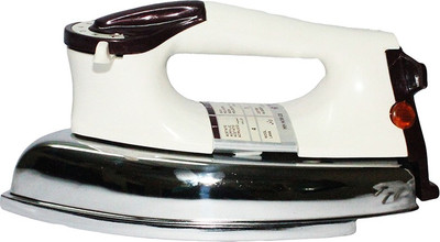 

Happy Home Plancha (Heavy Weight) Dry Iron(White, Chrome), Chrome;white