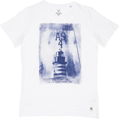 

Allen Solly Junior Boys Printed Cotton T Shirt(White, Pack of 1