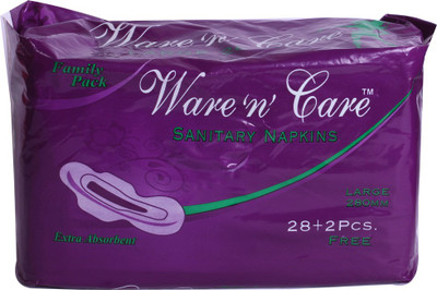 

Ware"N" Care Large Sanitary Pad(Pack of 30)