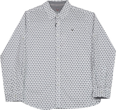

Allen Solly Junior Boys Printed Casual White Shirt