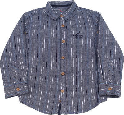 

Allen Solly Junior Boys Printed Casual Red Shirt, Blue