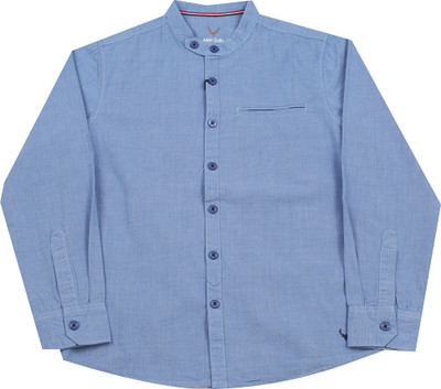 

Allen Solly Junior Boys Printed Casual Blue Shirt, Sky blue