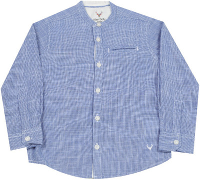 

Allen Solly Junior Boys Printed Casual Blue Shirt