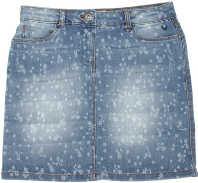 

Allen Solly Junior Printed Girls Straight Blue Skirt