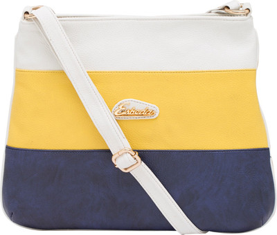

ESBEDA Women Casual White PU Sling Bag