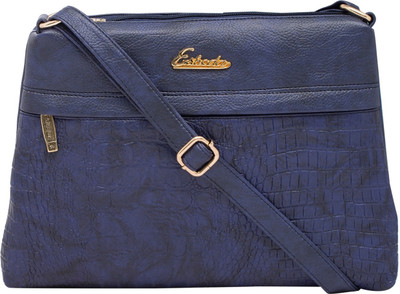 

ESBEDA Women Casual Blue PU Sling Bag