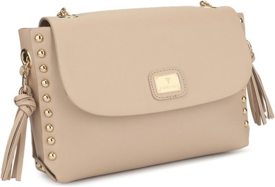 

Van Heusen Women Casual Beige PU Sling Bag