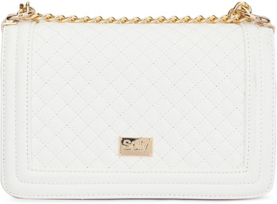 

Allen Solly Women Casual White PU Sling Bag