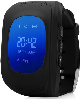 

VibeX Q-50-Type-(4) phone Smartwatch(Black Strap Free Size)