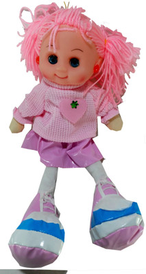 

HALO NATION Cute Soft doll sings poem & blinks eye & glows with red light - adorable pulsh Toy - kids Best Friend - 40 cm(Pink)