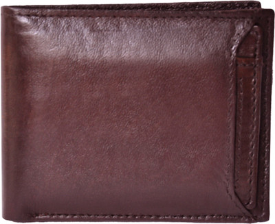 

Naysa Men Brown Genuine Leather Wallet(4 Card Slots)