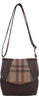 Yours Luggage Sling Bag(Brown)