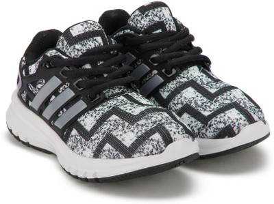 

ADIDAS Boys & Girls Lace Running Shoes(Black, Cblack/ftwwht/silvmt