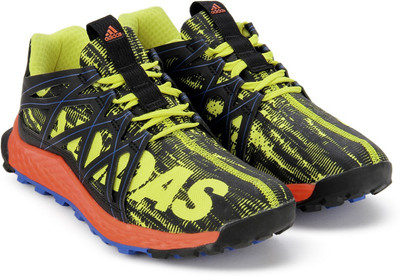 

ADIDAS Boys & Girls Lace Running Shoes(Yellow, Byello/cblack/blue