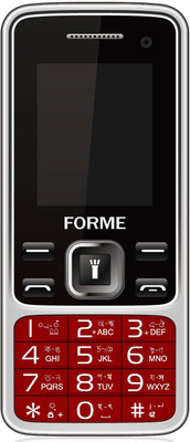 

Forme N9+ Selfie Camera ,Wireless FM, Dual SIM (Red) Moile Phone(Red)