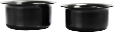 

Sumeet 3mm Hard Anodised No. 10 - 1 Ltr No. 11 - 1.4 Ltr TOPE Pot 1.4 L(Hard Anodised, Non-stick), Black