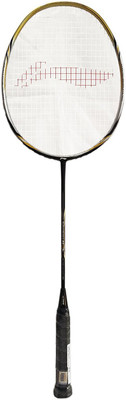 Li-Ning Super Series SS 68 Black, Gold Strung Badminton Racquet(S2, 85 g)