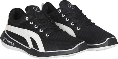 

Kraasa Premium Sports Running Shoes For Men(Black, White