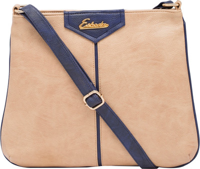 

ESBEDA Women Casual Beige PU Sling Bag