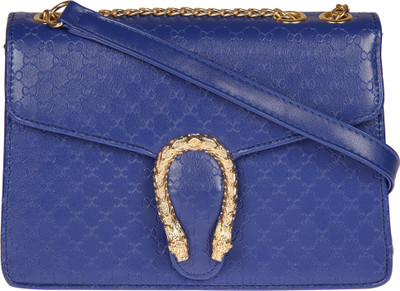 

aaradhya creations Girls Casual Blue PU Sling Bag