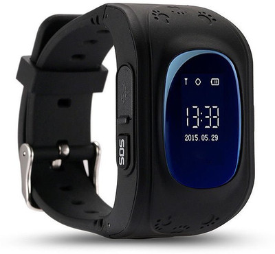 

Wonder World Kids Industrial Smart Band(Black Strap, Size, Blue
