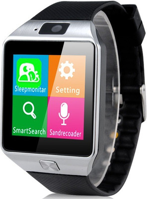 

Onskart Bluetooth Smart Watch GSM SIM Camera for Android Phone Smartwatch(Black Strap Free Size)