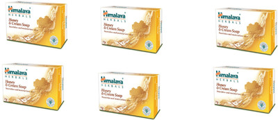 

Himalaya Honey & Cream Soap(125 g, Pack of 6)