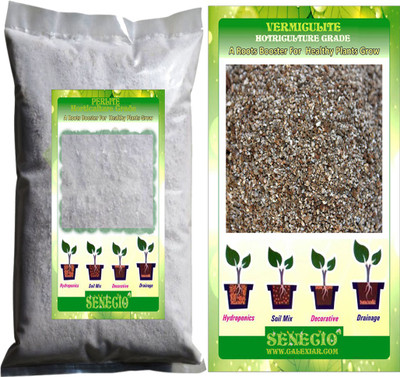 

SENECIO™ PERLITE & VERMICULITE 450g Each Horticulture Grade For Gardening Soil Manure(900 g Powder)