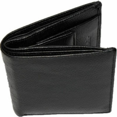 

Shopping Store Men Black Genuine Leather Wallet(5 Card Slots)
