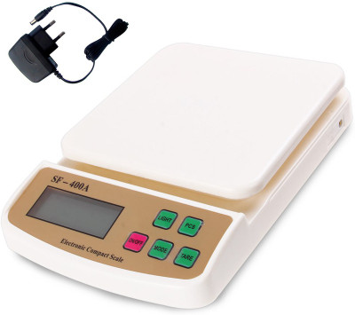 

Billionbag Advanced SF 400A with Adaptor 10 Kg Digital Household Use And Backlight Weighing Scale(White)