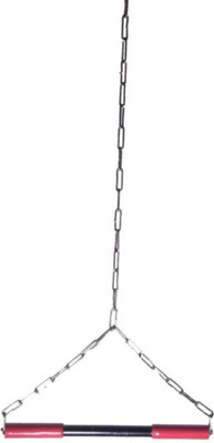 VIGOURZONE HEIGHT INCREASING & PULL UPS CHAIN Chin-up Bar(Silver, Black)