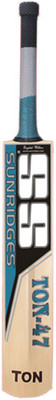 

SS TON 47 English Willow Cricket Bat(Long Handle, 900-1300 g)