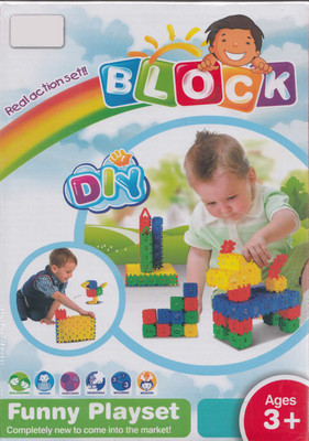

Emob New Styles DIY 120 Pcs Baby Numeric Block Real Action Fun Playset(Multicolor)