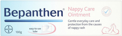 

Bepanthen Nappy care ointment cream ,gentle everyday care and protection from nappy rashes imported(100 g)