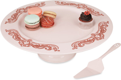 

Elan Steel Cake Server(White, Pack of 1)