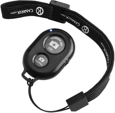 

CamKix Bluetooth Camera Shutter with Wrist Strap for Smartphones Camera Remote Control(Black)