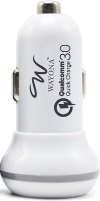 

Wayona 2.4 Amp Turbo Car Charger(White)