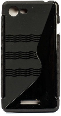 The Little Shop Back Cover for Motorola Moto E (3rd Generation)(Black, Shock Proof, Rubber) Flipkart