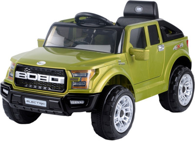 Toyhouse 2.4G SUV Rechargeable Car Battery Operated Ride On(Green)