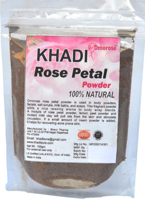 

Khadi Omorose Rose Petal powder (Gulab Pankhuri)(100 g)