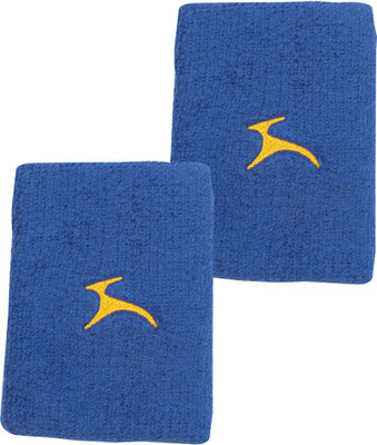 

JJ Jonex Player PURE COTTON TOWELED Wrist Band pack of 2 Fitness Band(Blue, Pack of 2)